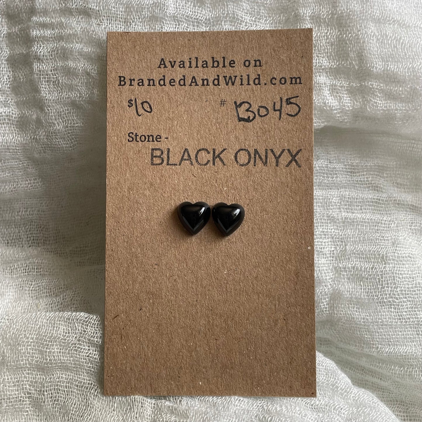Black Onyx - Cabochon - BO45