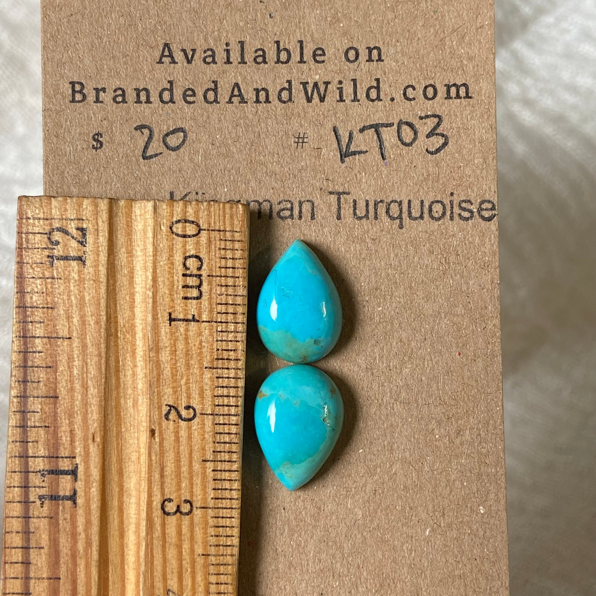 Kingman Turquoise Cabochon - KT03 8FFEFD87-2F6F-4CAF-94A8-D12BC9A1CCC6 Brandedandwild.com