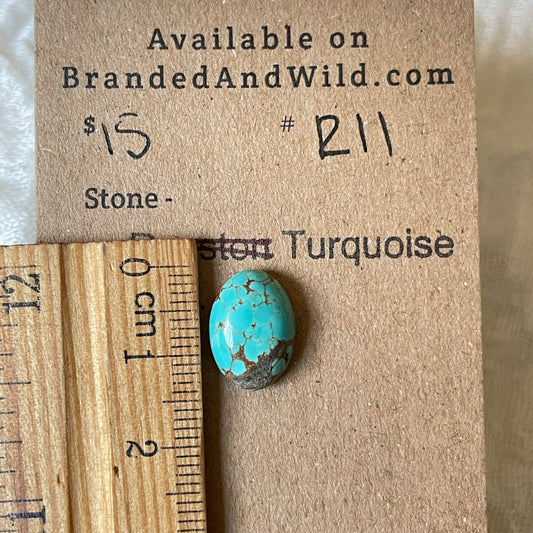 #8 Turquoise Cabochon - R11 902180E7-BD1D-4048-8C50-95A3AB3E5349 Brandedandwild.com