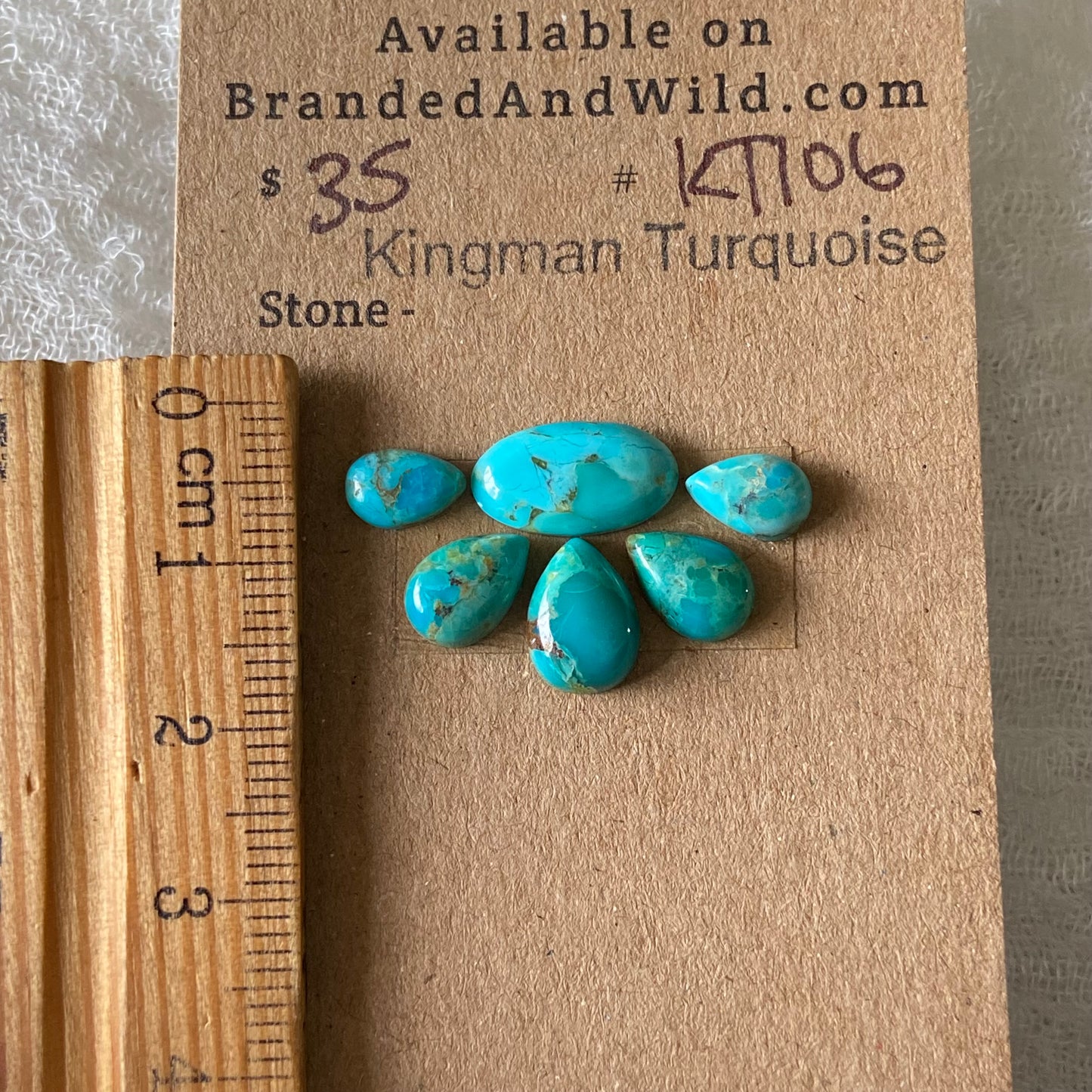 Kingman Turquoise Cabochon - KT106
