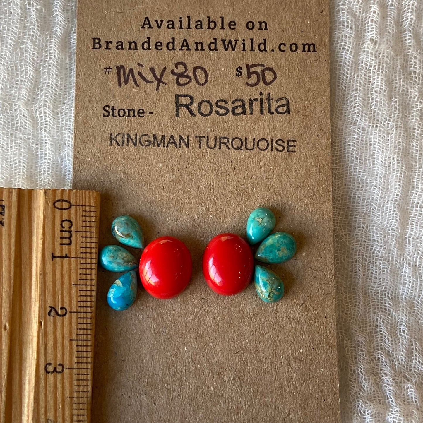 Rosarita / Kingman Cabochon - MIX80