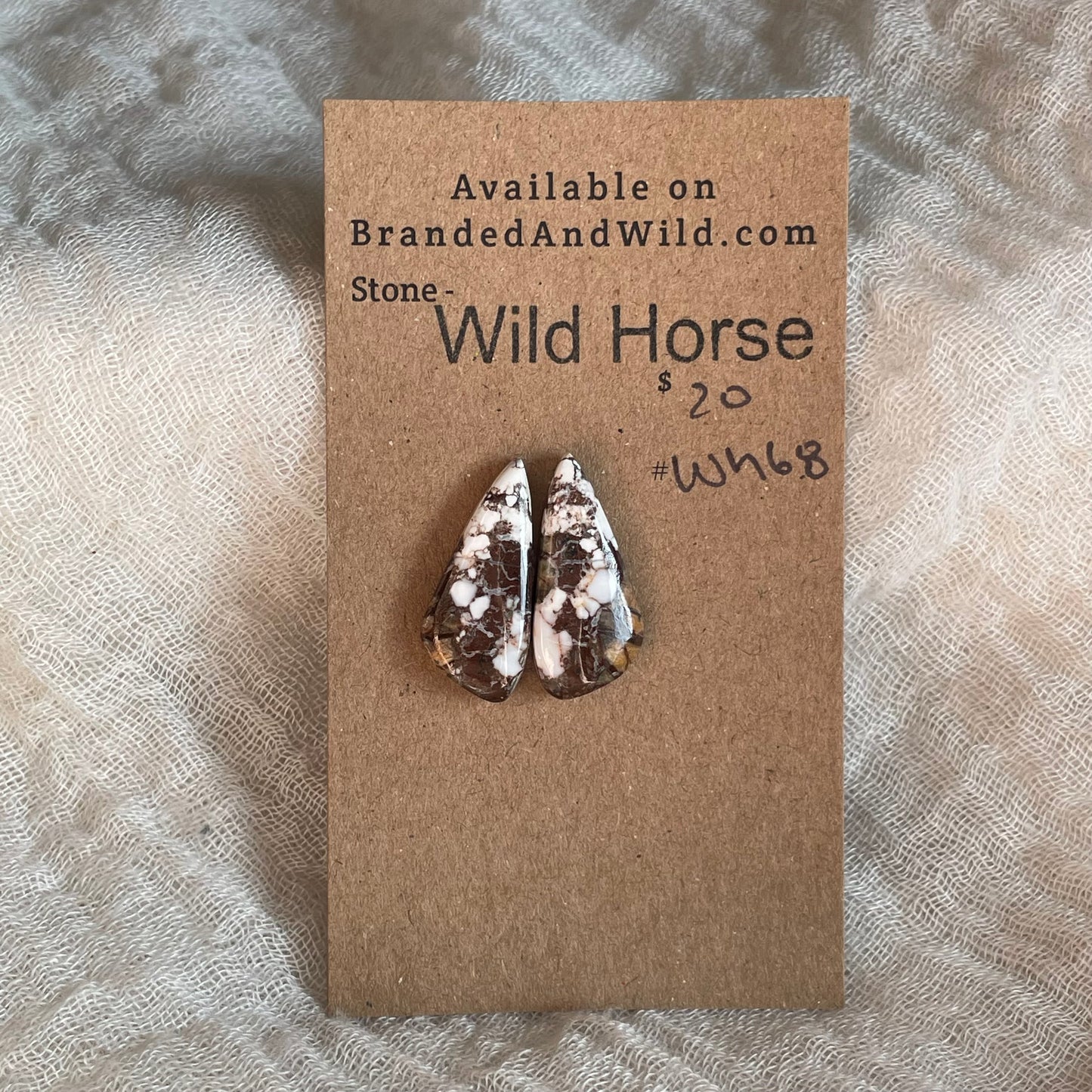 Wild Horse Cabochon - WH68 905F64DE-8022-4FB6-AD0D-49E4E3FA7036 Brandedandwild.com