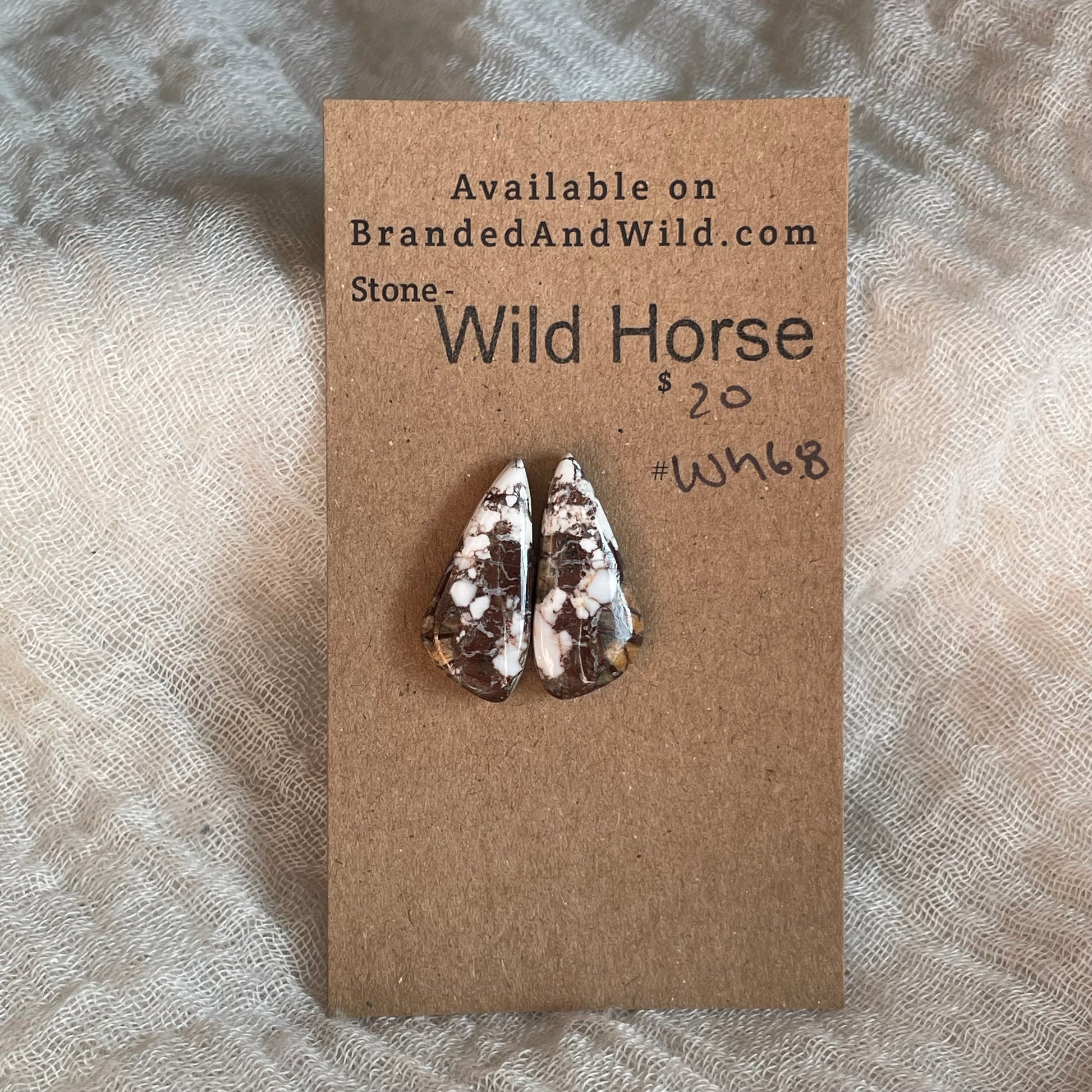 Wild Horse Cabochon - WH68 905F64DE-8022-4FB6-AD0D-49E4E3FA7036 Brandedandwild.com