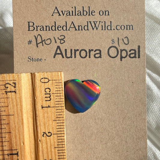 Aurora Opal Cabochon - A018 90665E14-AE5B-4CC6-BCD3-C9ACCD7D7584 Brandedandwild.com