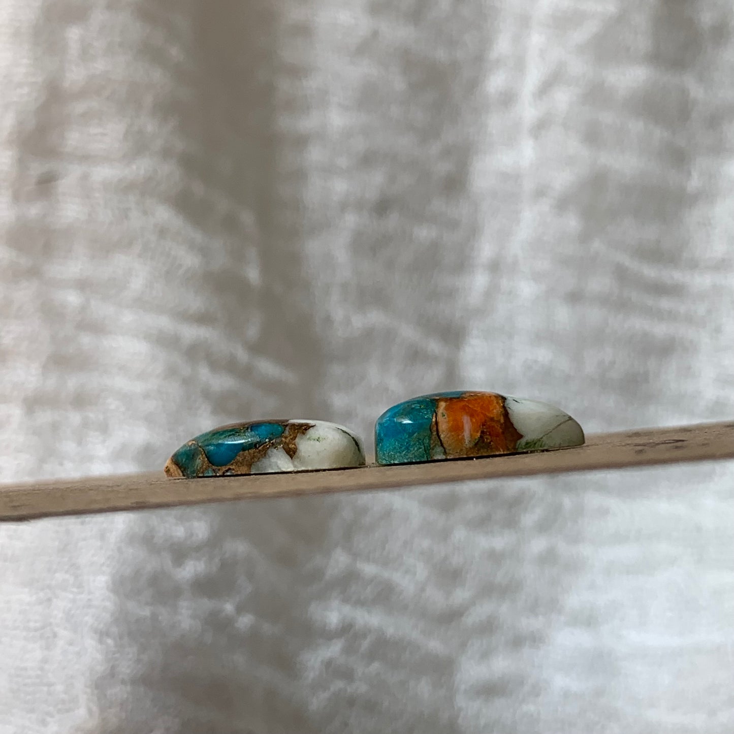 Turquoise, Oystershell, Copper Cabochon - TOC13