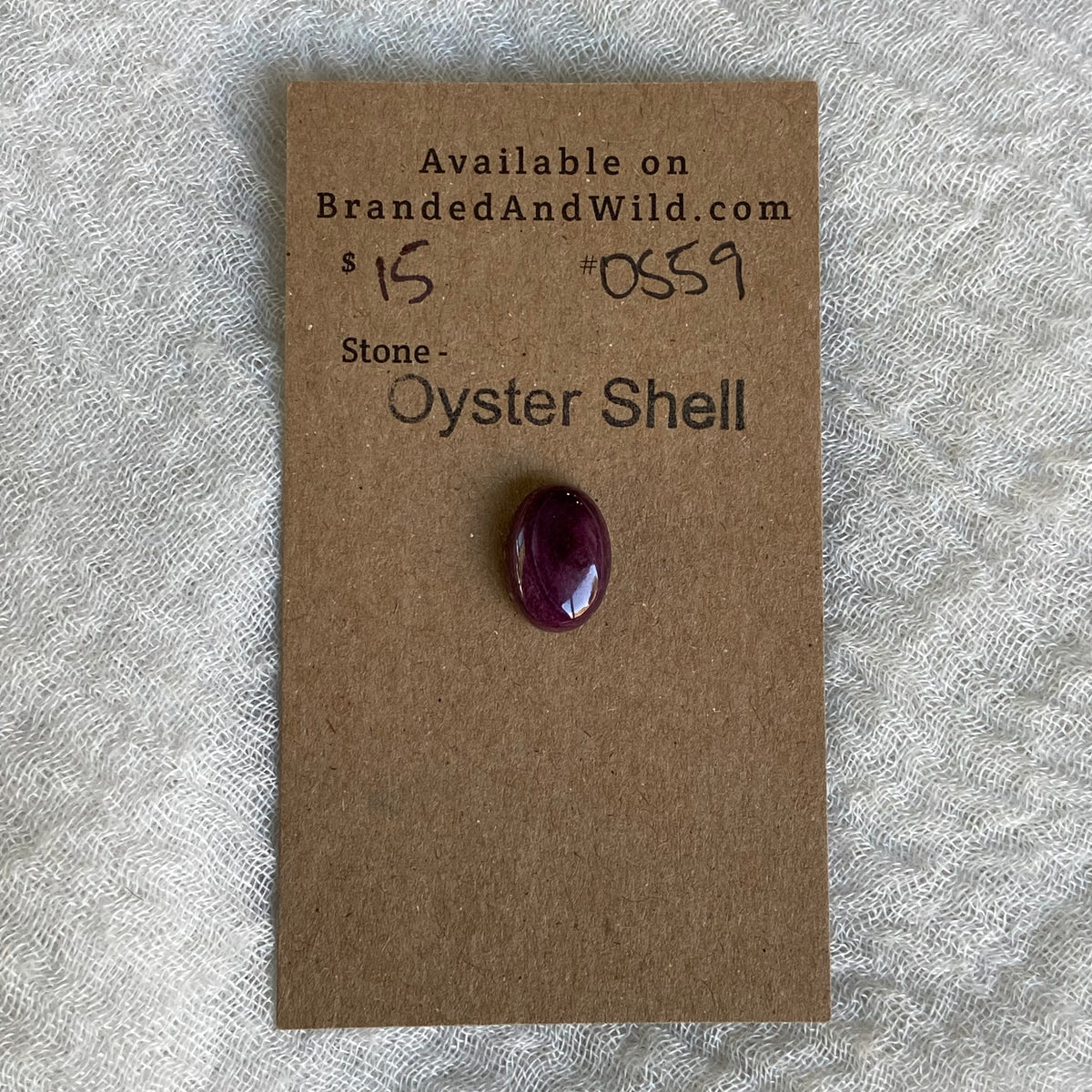 Oyster Shell Cabochon - OS59