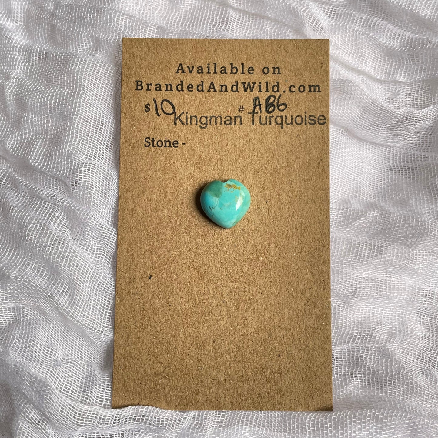 Kingman Turquoise Cabochon - KT86 90B1F8DF-8050-4BBE-B0AE-1867FE48CFD0 Brandedandwild.com