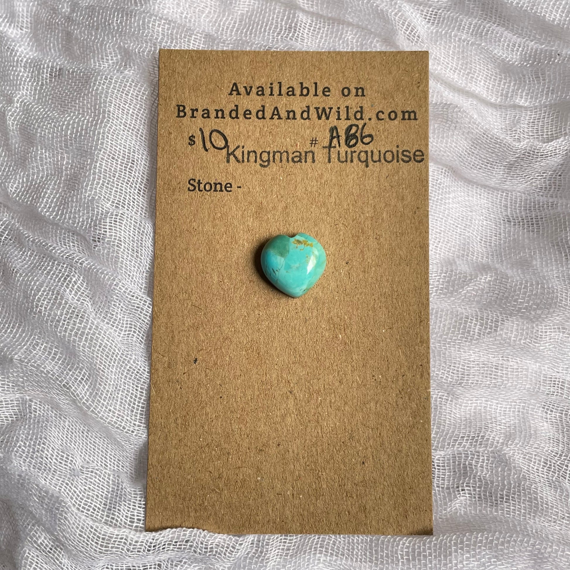 Kingman Turquoise Cabochon - KT86 90B1F8DF-8050-4BBE-B0AE-1867FE48CFD0 Brandedandwild.com