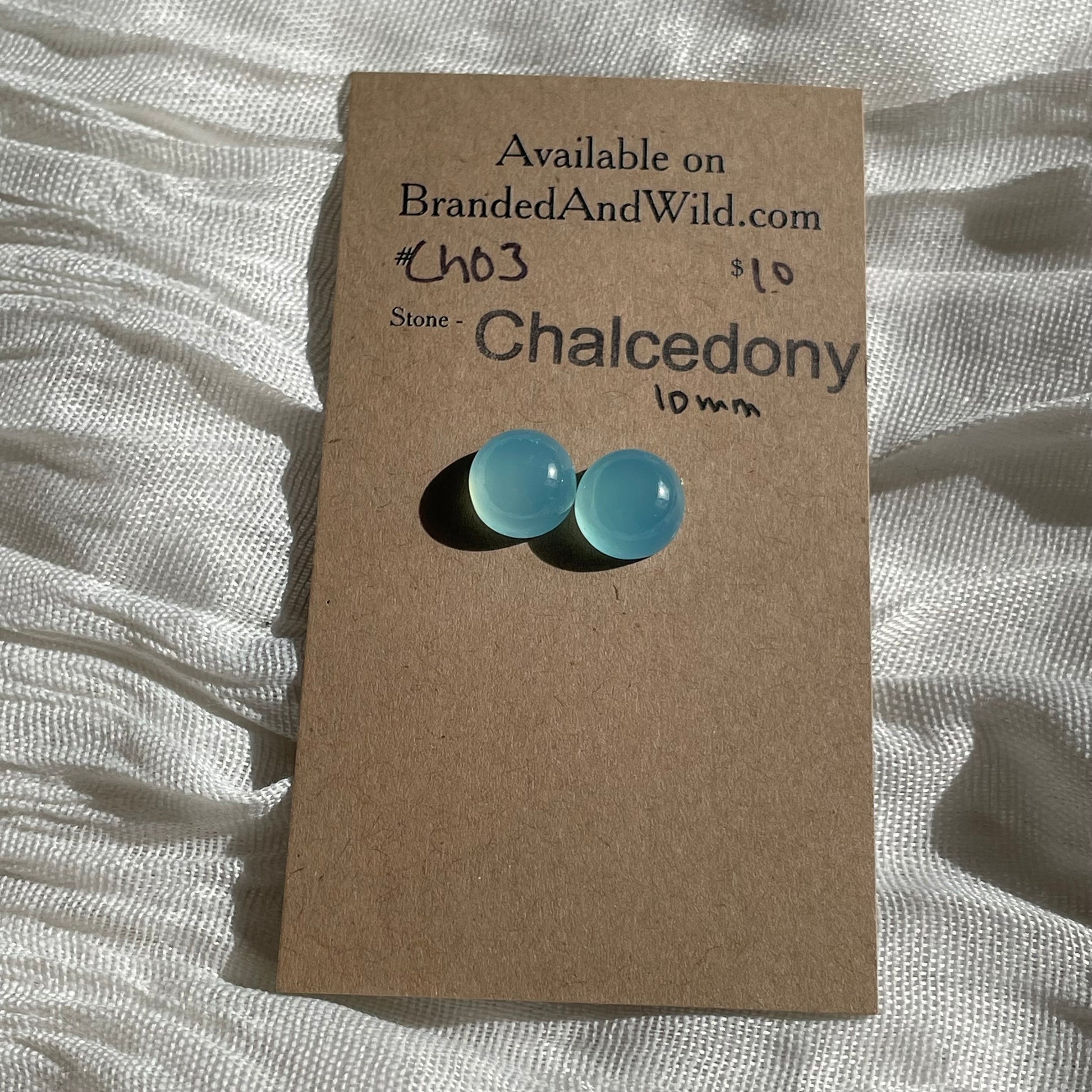 Chalcedony Cabochon - CH03 90D5556A-9B5E-41BA-A1A5-6570BCC7F019 Brandedandwild.com