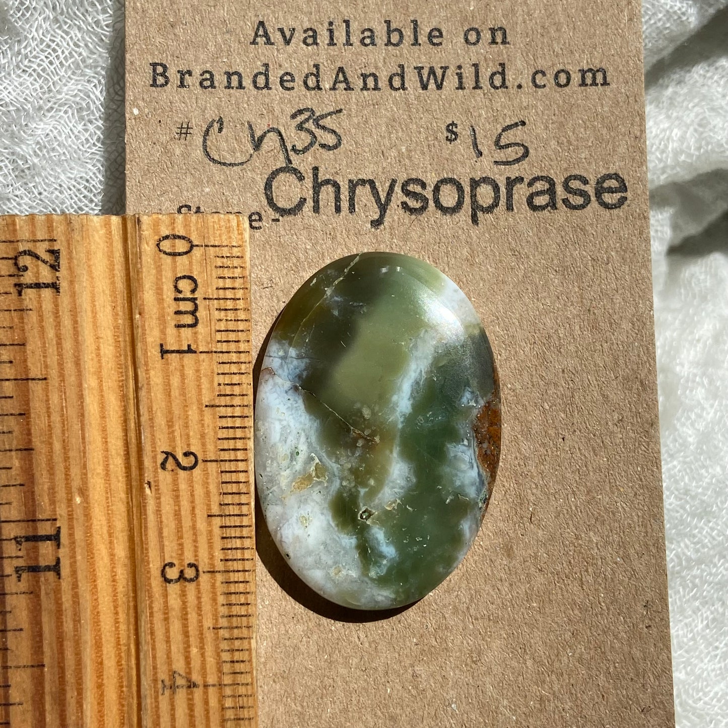 Chrysoprase Cabochon - Ch35