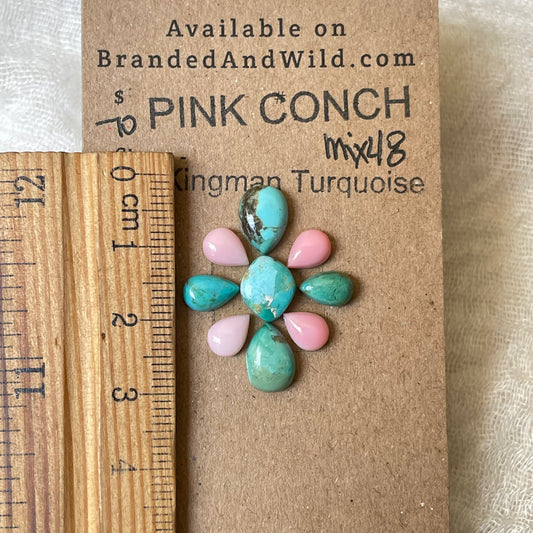 Kingman Turquoise Cabochon - KT48 90E536B3-9A6E-465A-A127-8B871CD94725 Brandedandwild.com