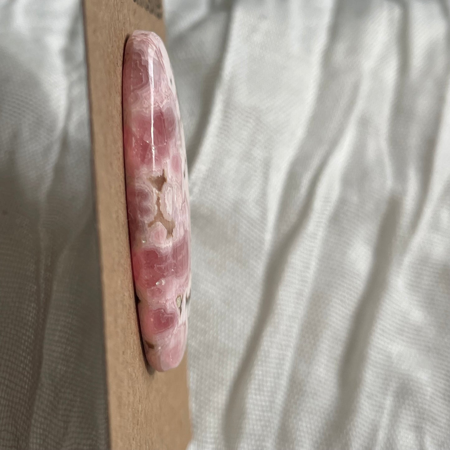 Rhodochrosite Cabochon - R25 90E70896-6539-45A0-B574-5A2E75F4315E Brandedandwild.com