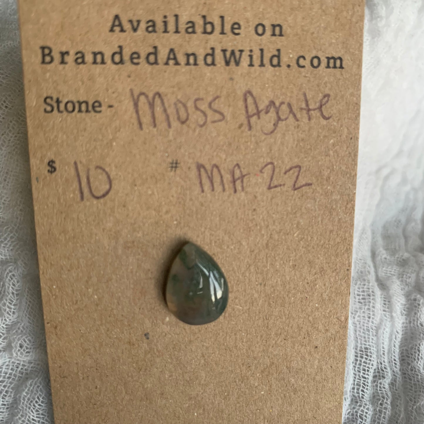 Moss Agate Cabochon- MA17