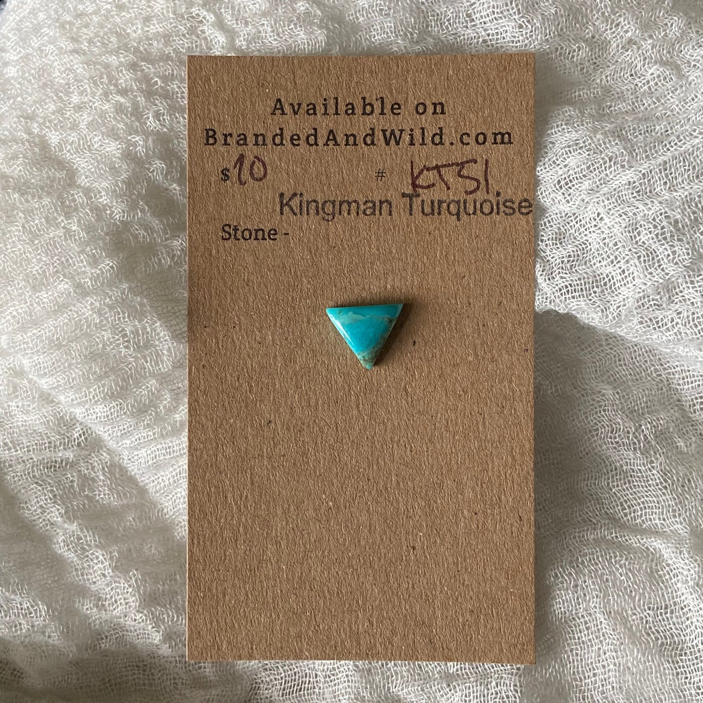 Kingman Turquoise Cabochon - KT51