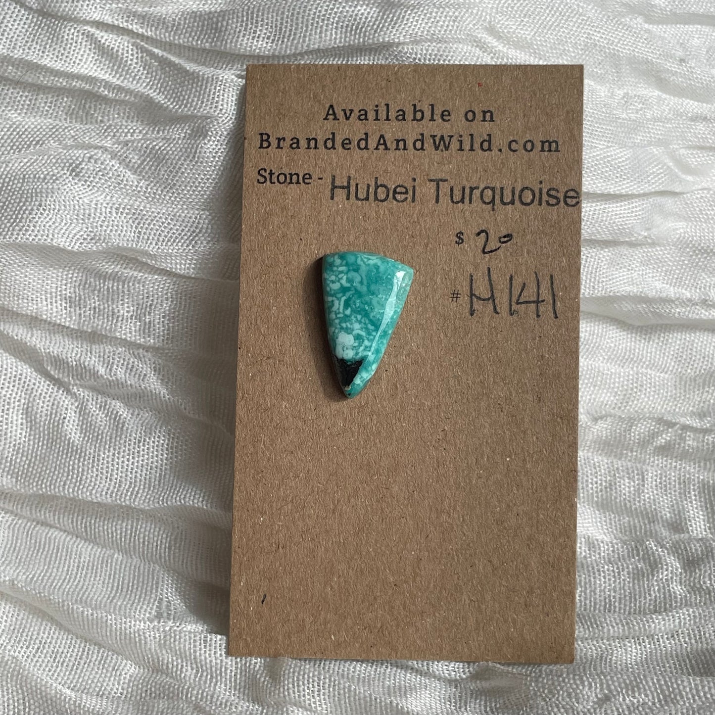 Hubei Turquoise Cabochon - H141 90F3A419-6843-4652-A162-DD5388E78EF2 Brandedandwild.com