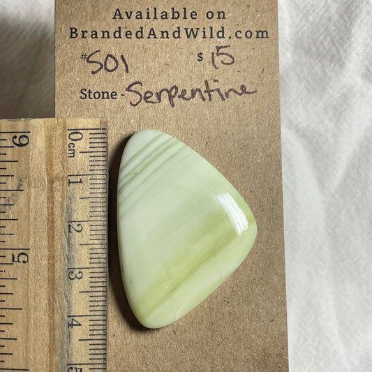 Serpentine - Cabochon - S01 90FA7E29-D694-45BE-822D-8245B30B5E05 Brandedandwild.com