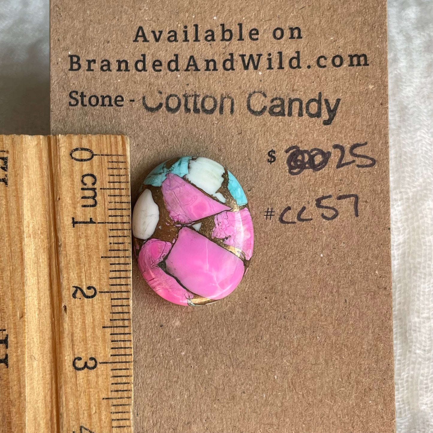 Cotton Candy Cabochon - CC57 90FAD7E8-9F2C-438E-8CE7-FED4CE1F7E13 Brandedandwild.com