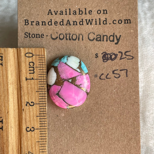 Cotton Candy Cabochon - CC57 90FAD7E8-9F2C-438E-8CE7-FED4CE1F7E13 Brandedandwild.com