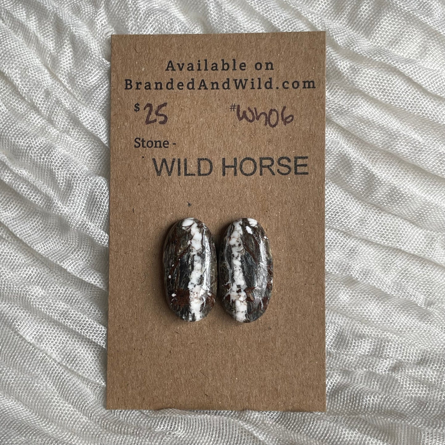 Wild Horse Cabochon - WH06 91503323-E57E-4A53-A377-E3DD05203B8E Brandedandwild.com