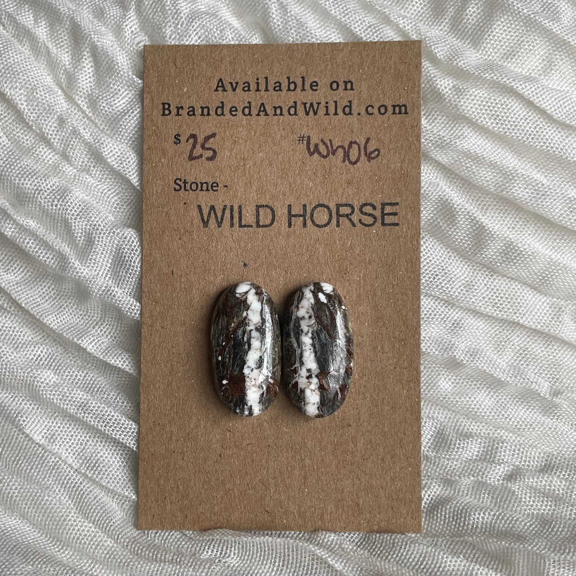 Wild Horse Cabochon - WH06 91503323-E57E-4A53-A377-E3DD05203B8E Brandedandwild.com