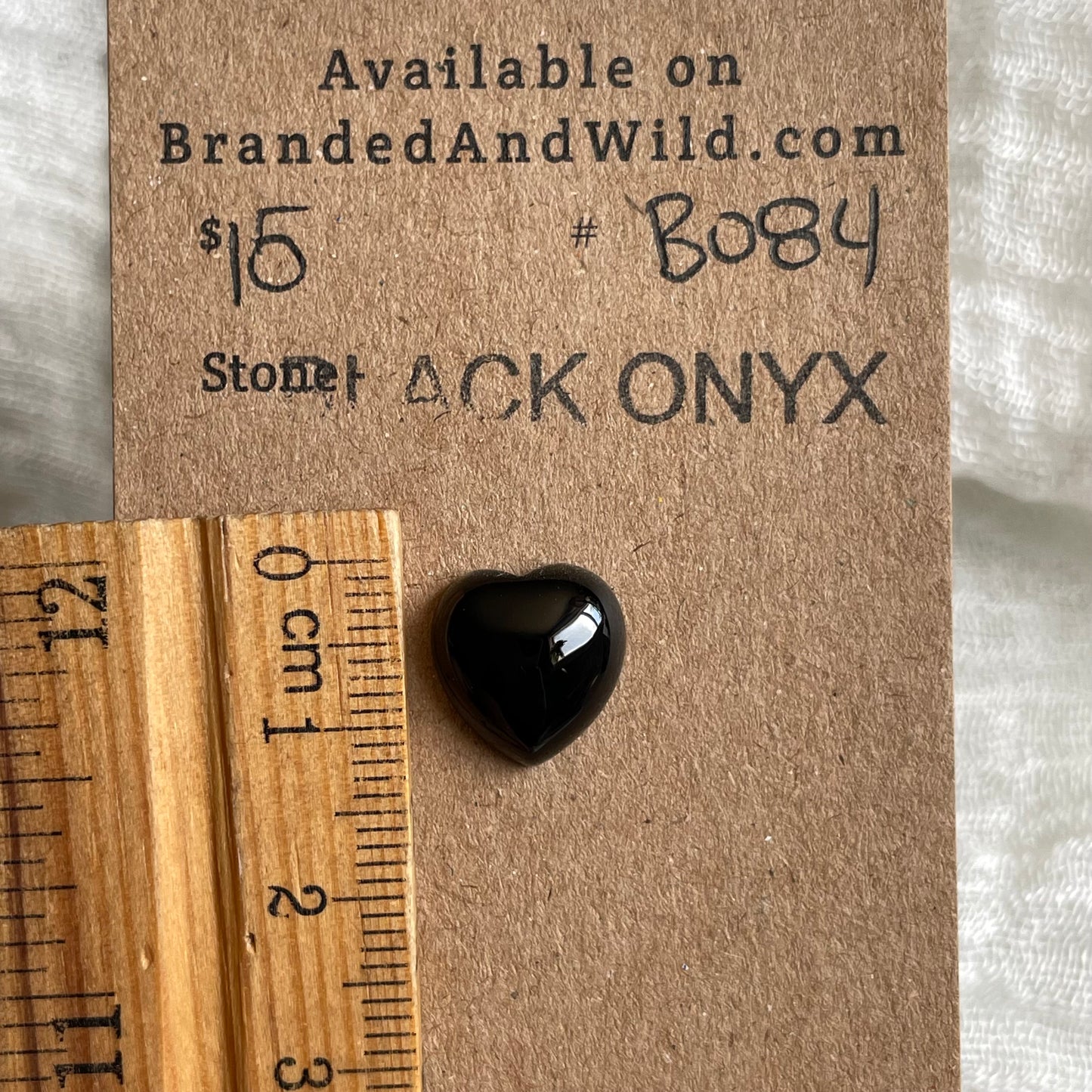 Black Onyx - Cabochon - BO84