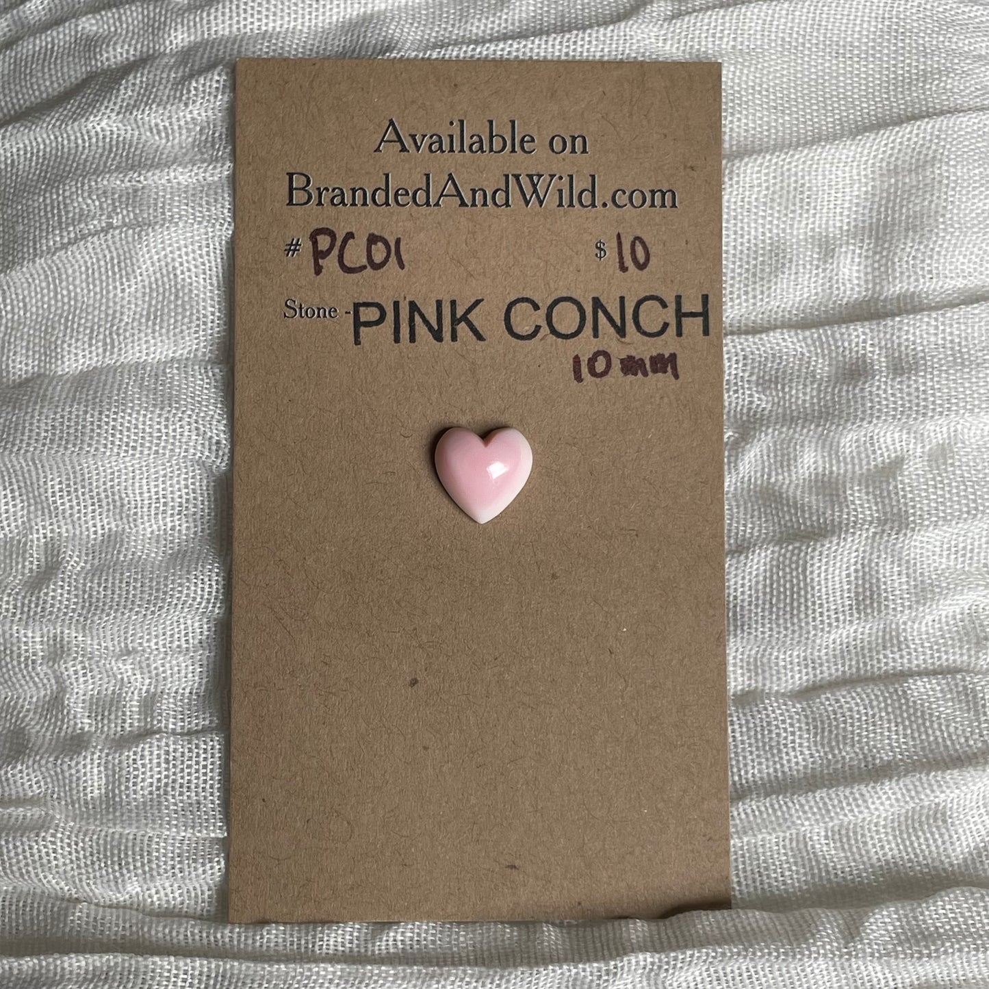 Pink Conch Cabochon - PC01 918C02D2-C48C-477E-A0E5-4B5A9198C04A Brandedandwild.com