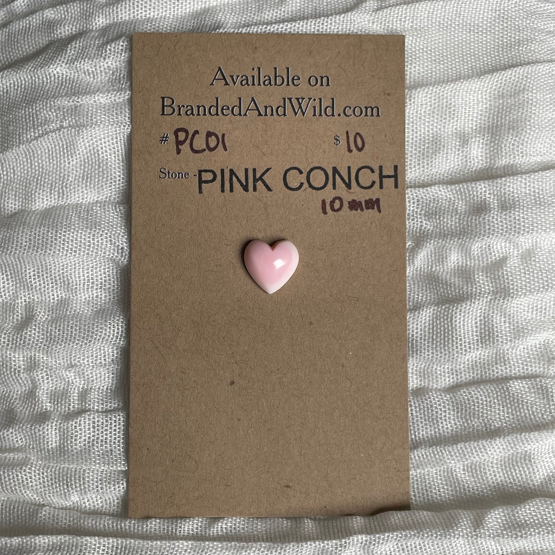 Pink Conch Cabochon - PC01 918C02D2-C48C-477E-A0E5-4B5A9198C04A Brandedandwild.com