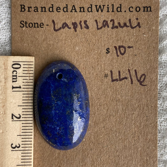 Lapis Lazuli Cabochon -Drilled- LL16
