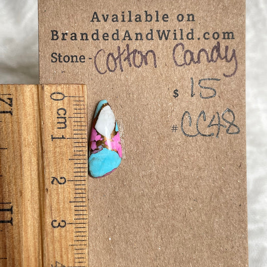 Cotton Candy Cabochon - CC48 91C443CF-7AC4-4024-8B25-4DAF58E5FBB6 Brandedandwild.com