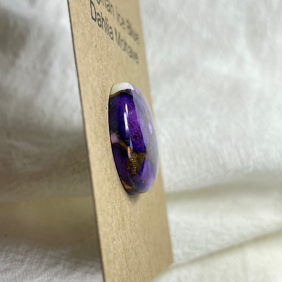 Kingman Ice Blue Dahlia Cabochon - KID81 91C73B2E-3F6D-4D49-A753-28B61AE0C892 Brandedandwild.com
