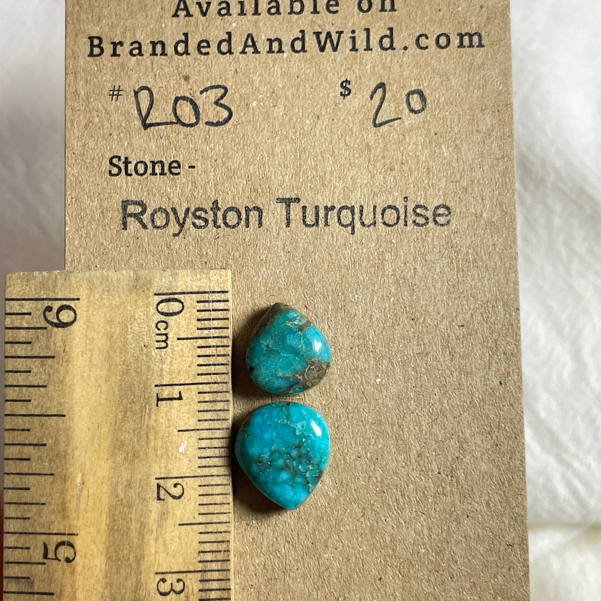 Royston Turquoise Cabochon - R03