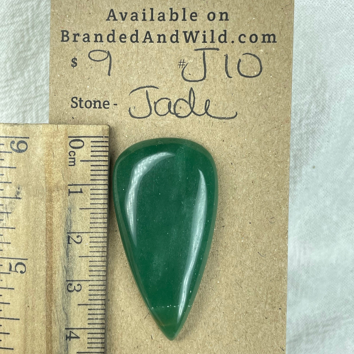 Jade Cabochon - J10 91D46720-A5DD-49B2-A43B-93E1B65941B0 Brandedandwild.com