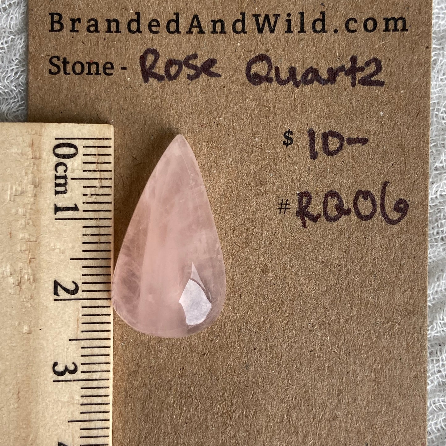 Rose Quartz Cabochon - RQ06