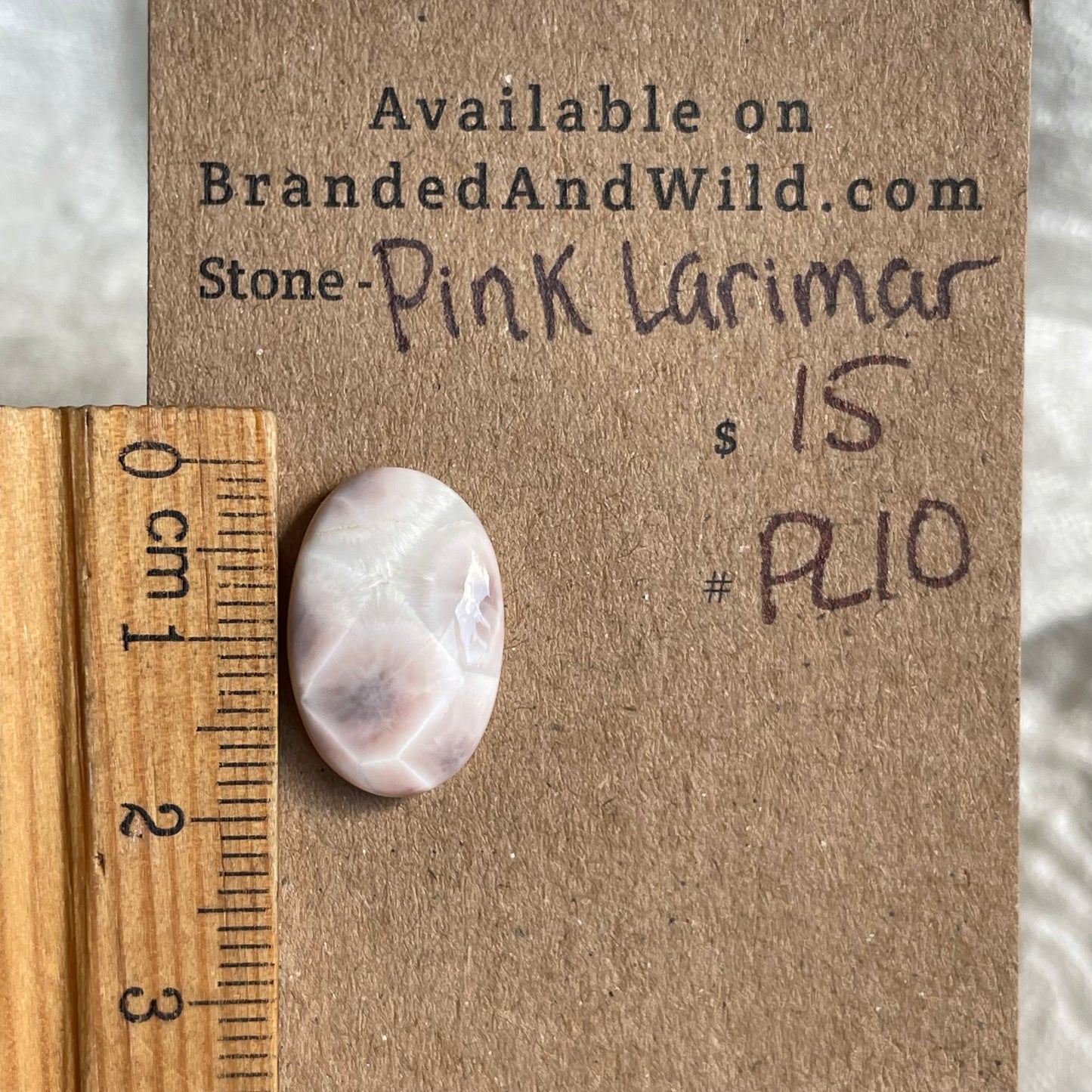 Pink Larimar Cabochon - PL10