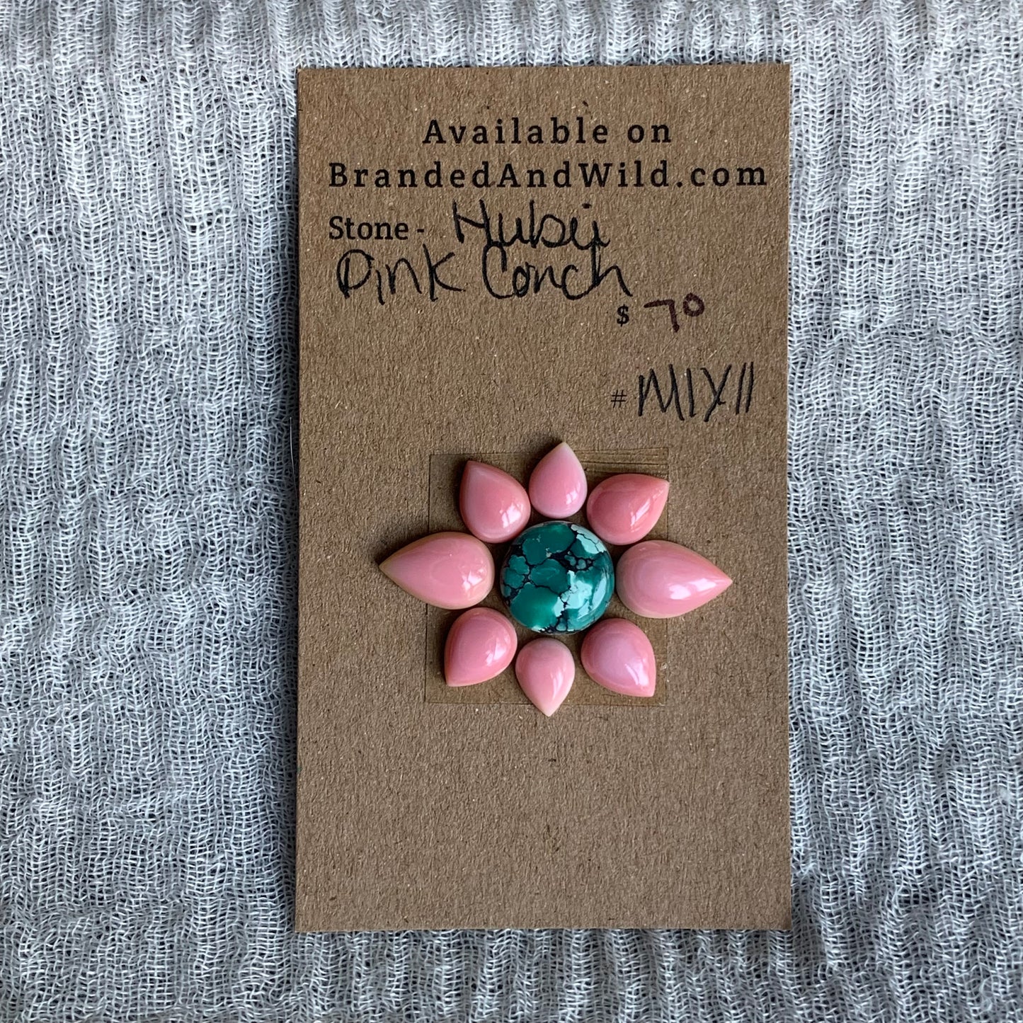Hubei / Pink Conch Cabochon - Mix11