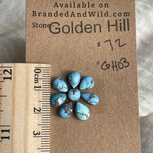 Golden Hill Turquoise Cabochon - GH03