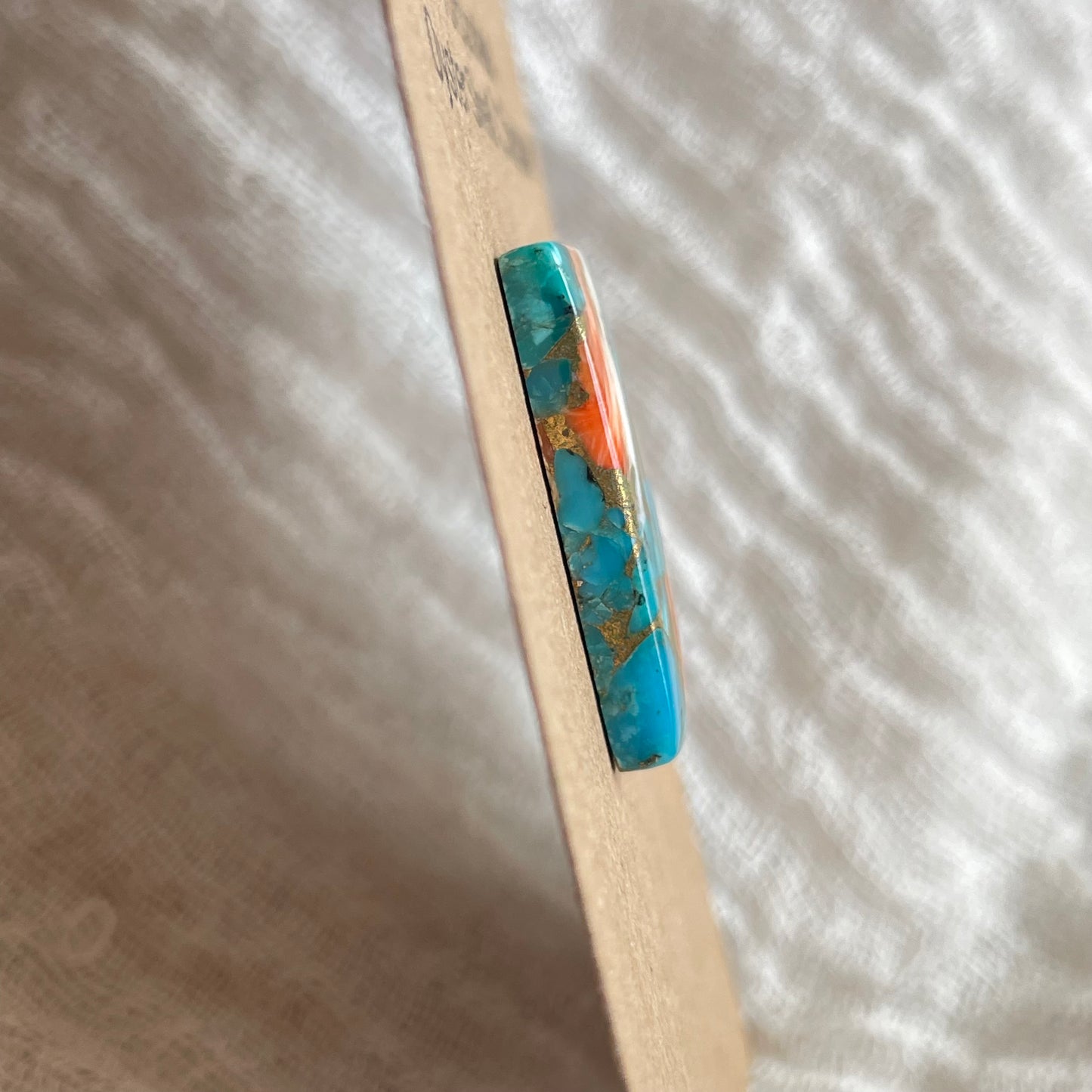 Turquoise, Oystershell, Copper Cabochon - TOC25 925CD0D0-5CF3-42F4-84CD-4B8953B4E271 Brandedandwild.com