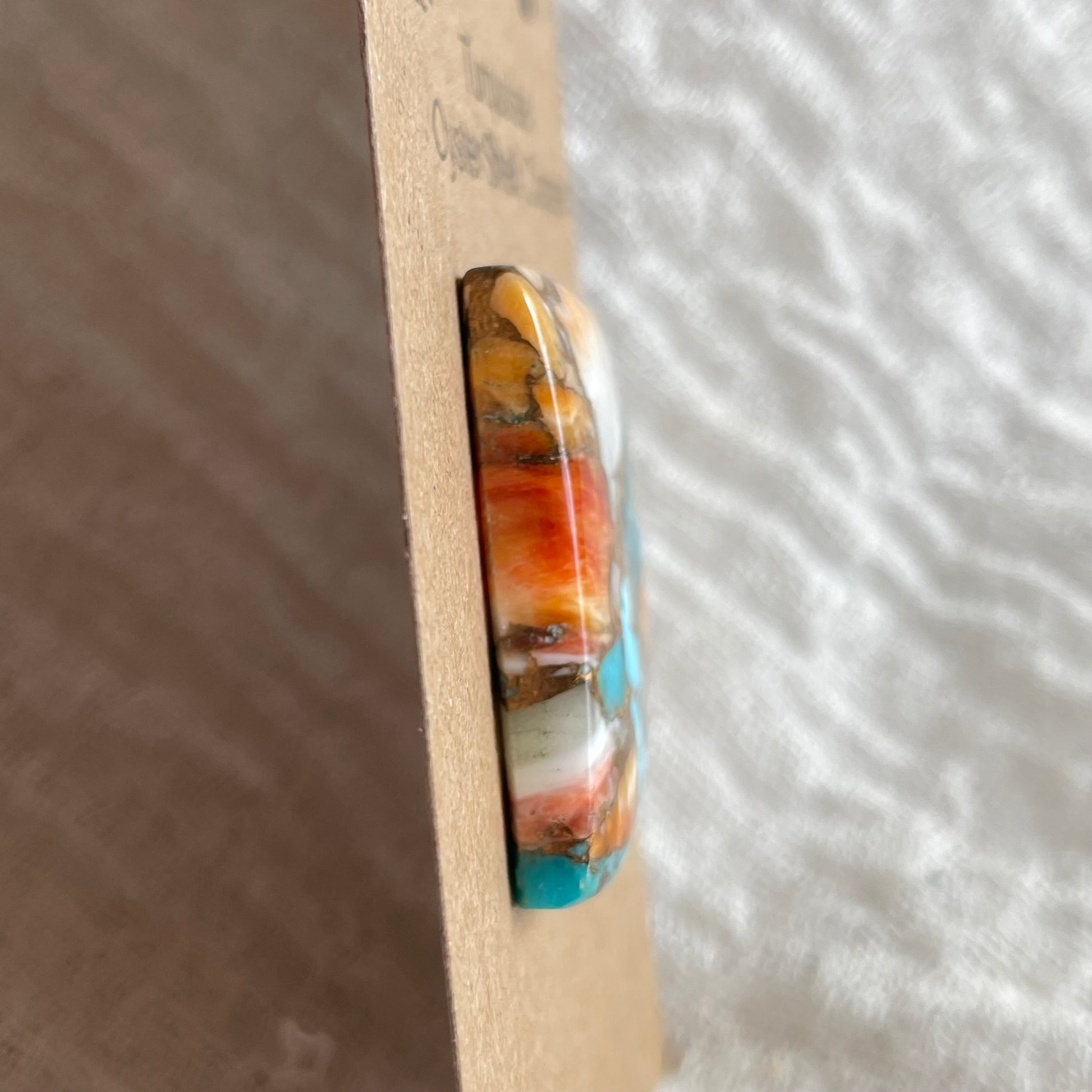 Turquoise, Oystershell, Copper Cabochon - TOC7 927C4AEA-FCAA-498D-9059-29007B42A81D Brandedandwild.com