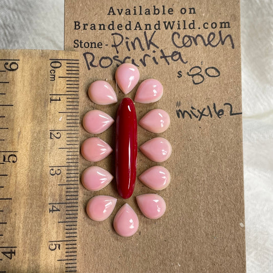 Rosarita / Pink Conch Cabochon - Mix162 928E0539-9770-464C-8EDD-1B0925082E66 Brandedandwild.com