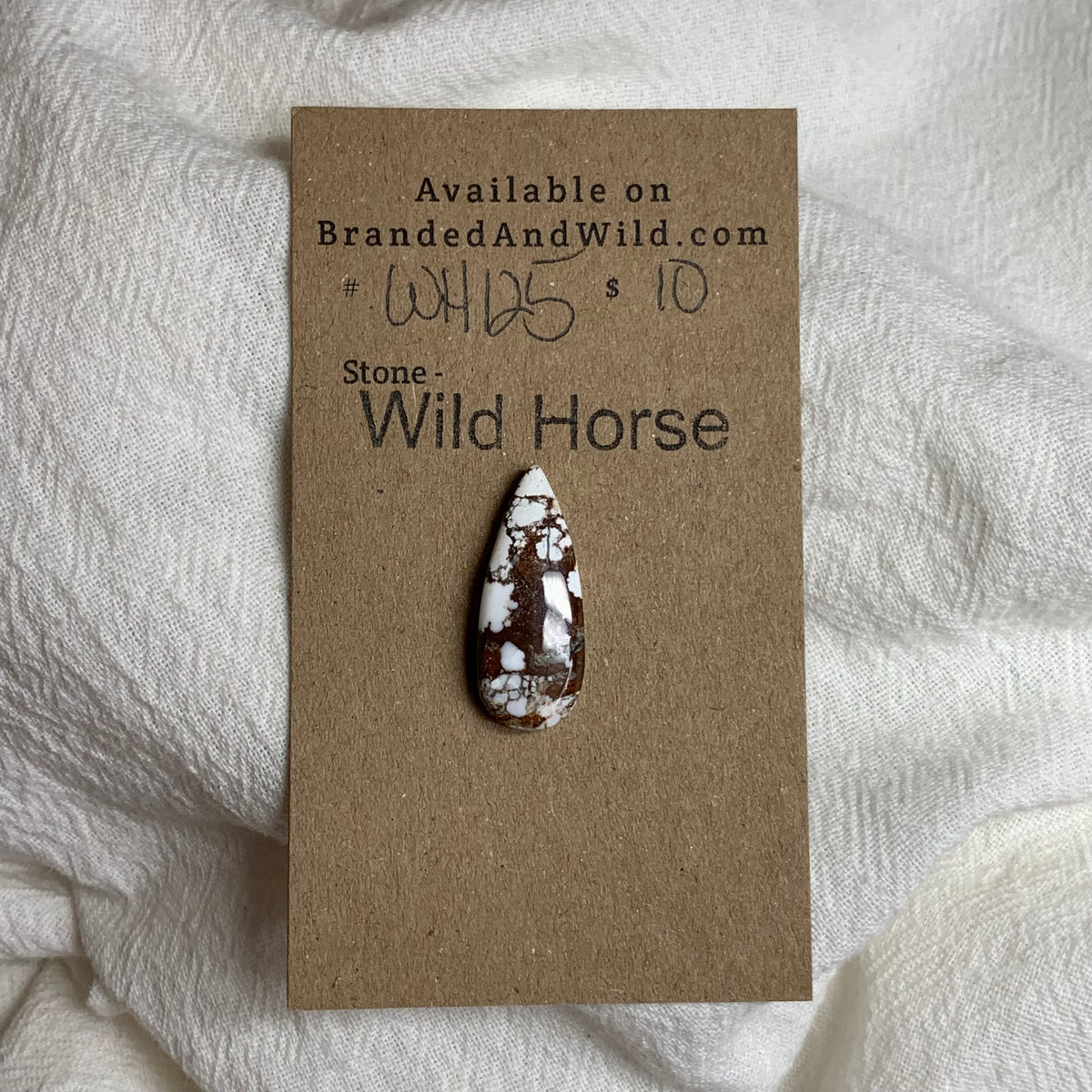 Wild Horse Cabochon - WH125 92B533DA-C098-4805-ABB7-87D47DF7B8EE Brandedandwild.com