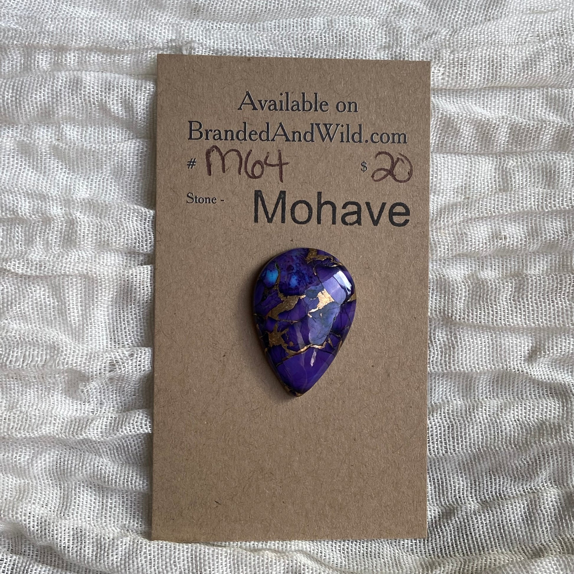 Mohave Cabochon - M64 Cabochon 92BD1E6C-3544-4153-8260-FD4EBD860A9A Brandedandwild.com