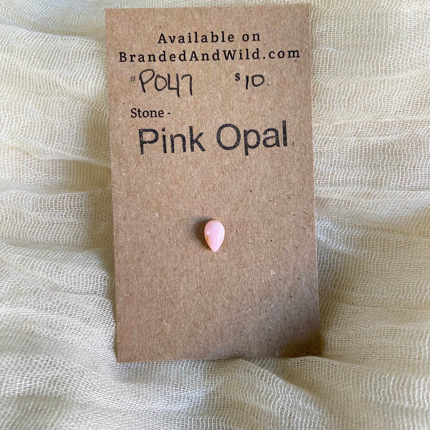 Pink Opal Cabochon - P047