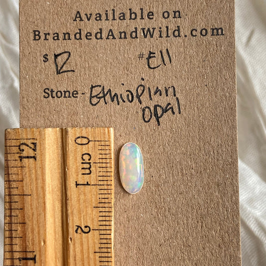 Ethiopian Opal Cabochon - E11 92E2D929-21CA-47E8-A02E-C89F9656D39E Brandedandwild.com