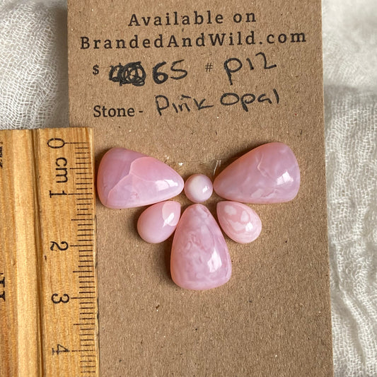 Pink Opal Cabochon - P12 92E9629A-ECF6-4749-9369-FE9F740D9F53 Brandedandwild.com