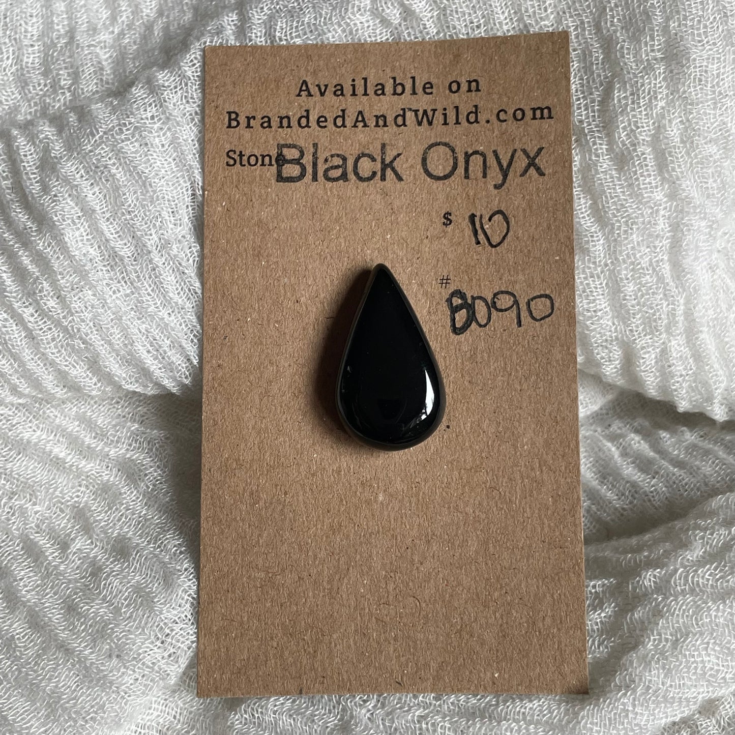 Black Onyx - Cabochon - BO90