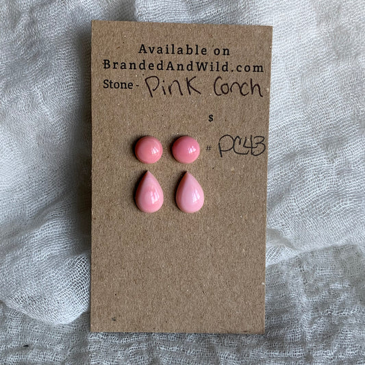 Pink Conch Cabochon - PC43