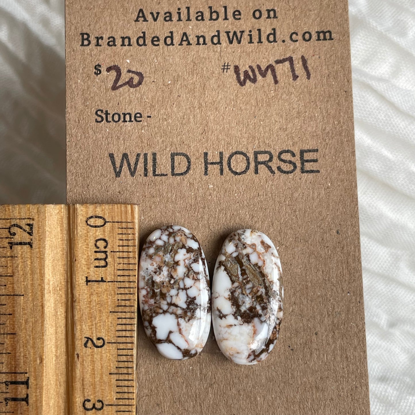 Wild Horse Cabochon - WH71 9344CF1B-7B10-4657-9FE2-A41D499045BD Brandedandwild.com