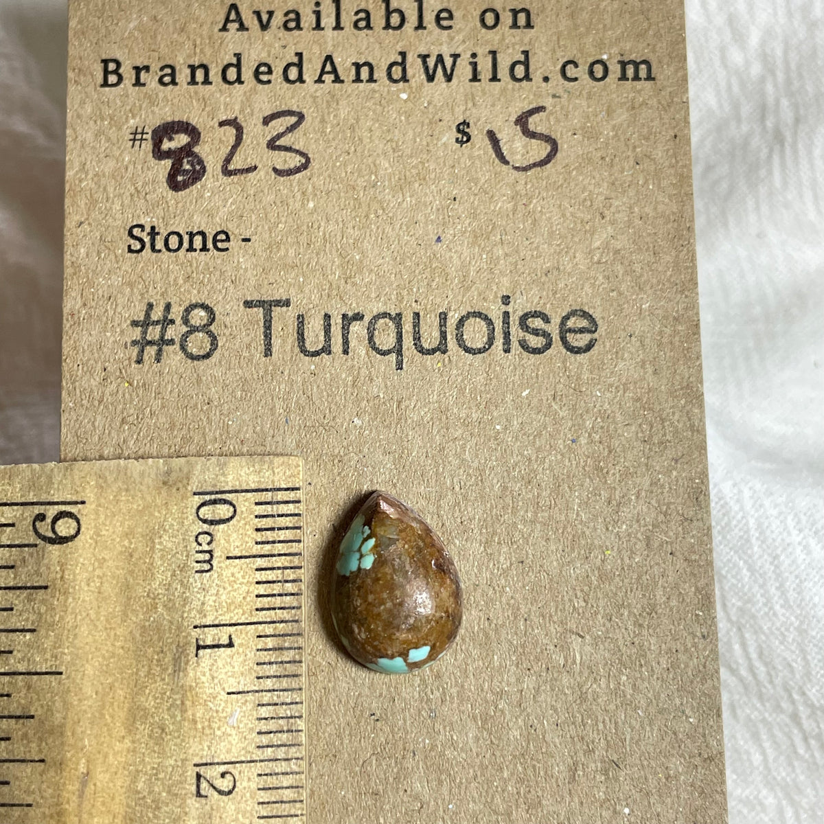 #8 Turquoise Cabochon - #823