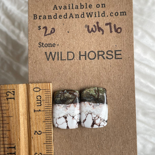 Wild Horse Cabochon - WH76 93621B04-9F3C-406A-8793-16C291100B52 Brandedandwild.com