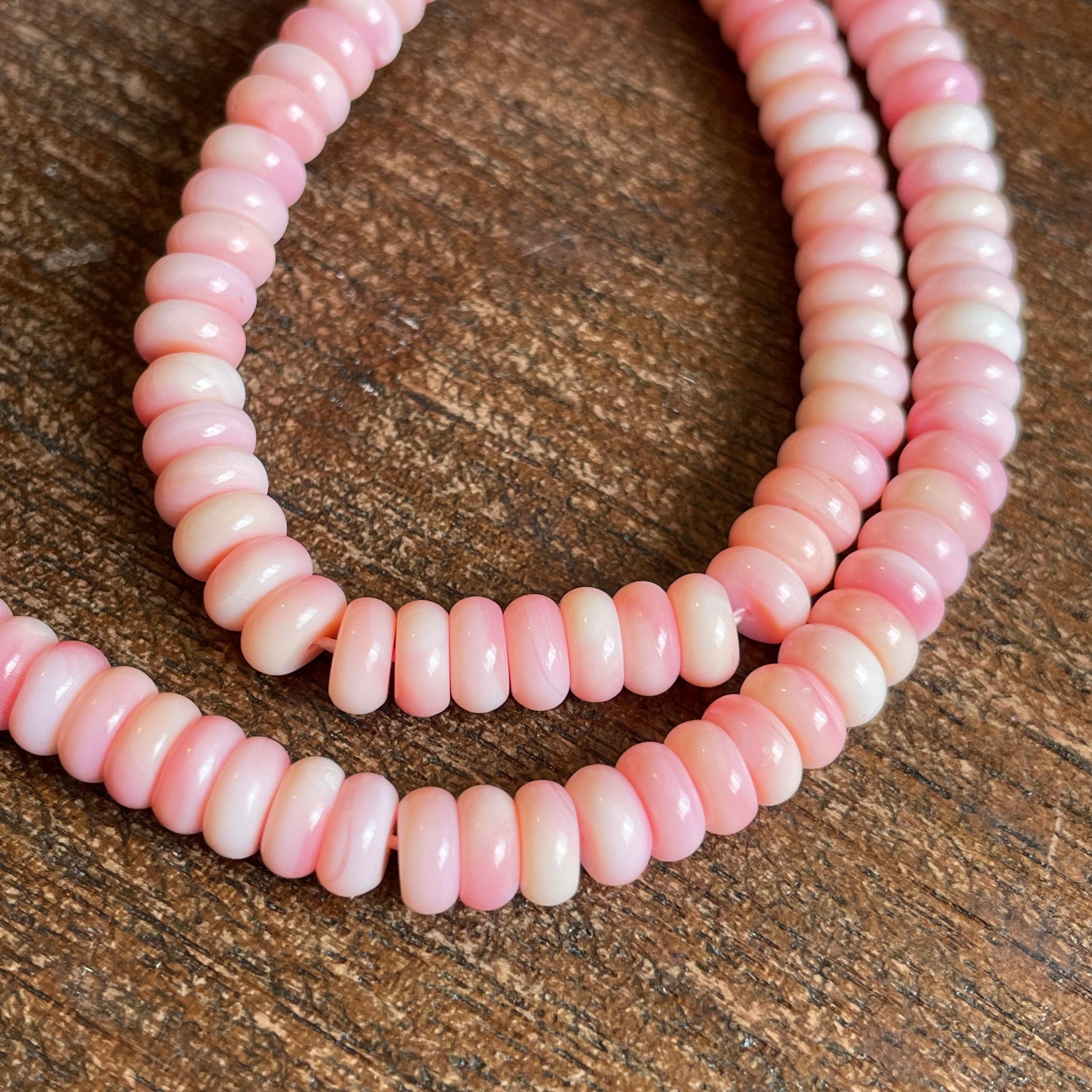 Natural Pink Queen Conch Shell Beads 6mm - PCB03 9367AEA1-571D-48B7-9F35-ED3CE1D5A2DB Brandedandwild.com